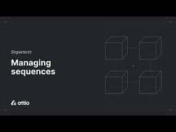 Managing sequences
